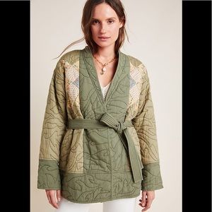 NEW ANTHROPOLOGIE QUILTED PATCHWORK KIMONO